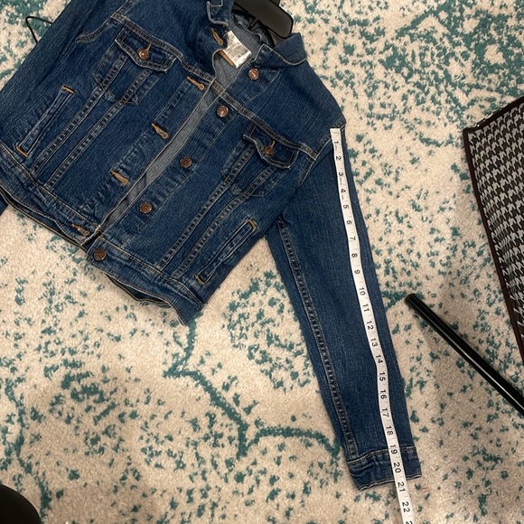 036 Levi Strauss Signature Kids XL Denim Trucker Jacket - Picture 3 of 4